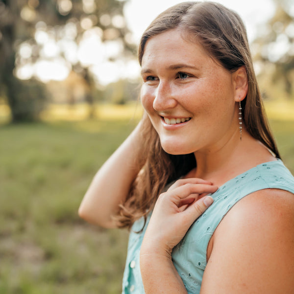 Starfish + Gemstone Earrings