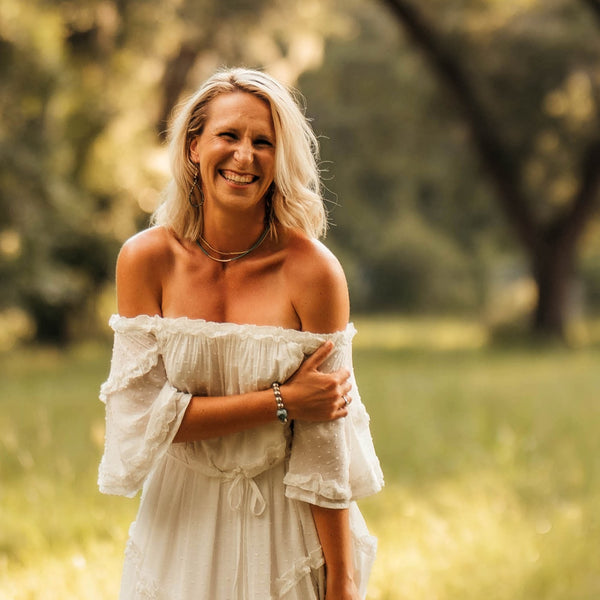 Sterling Silver Tube Necklace (Turquoise or Sand)