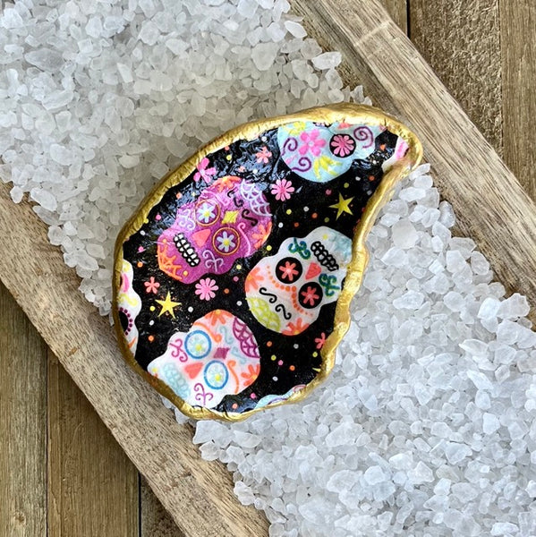 Halloween Oyster Shell Ring Dishes