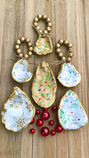Oyster Ring Dishes-Christmas