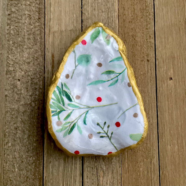 Oyster Ring Dishes-Christmas