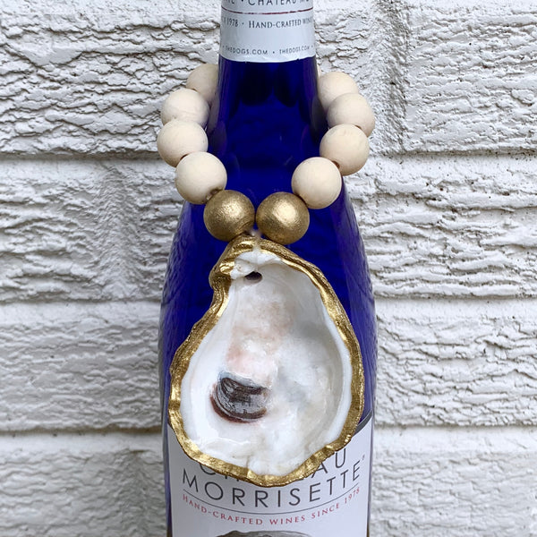 Oyster Shell Wine Bottle Accessories