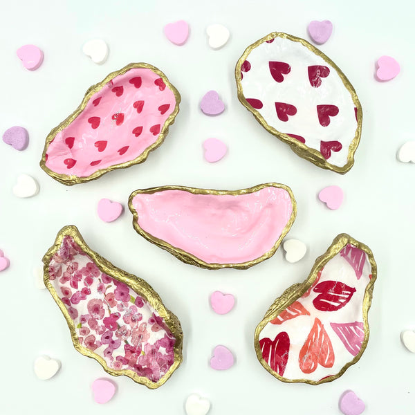 Valentine's Oyster Ring Dish
