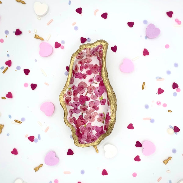 Valentine's Oyster Ring Dish