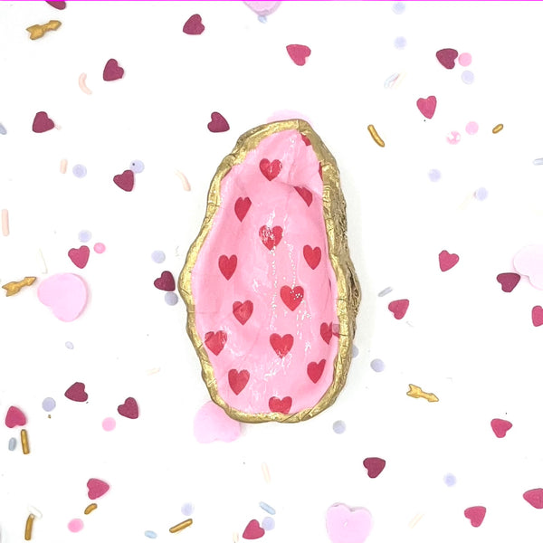 Valentine's Oyster Ring Dish