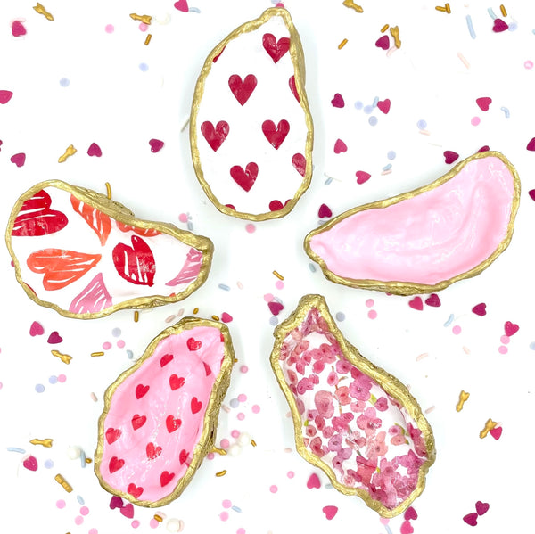 Valentine's Oyster Ring Dish