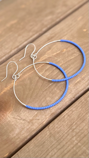 Every Color Under the Sun Hoop Earrings-40 Color Options-Sterling Silver-2 Sizes