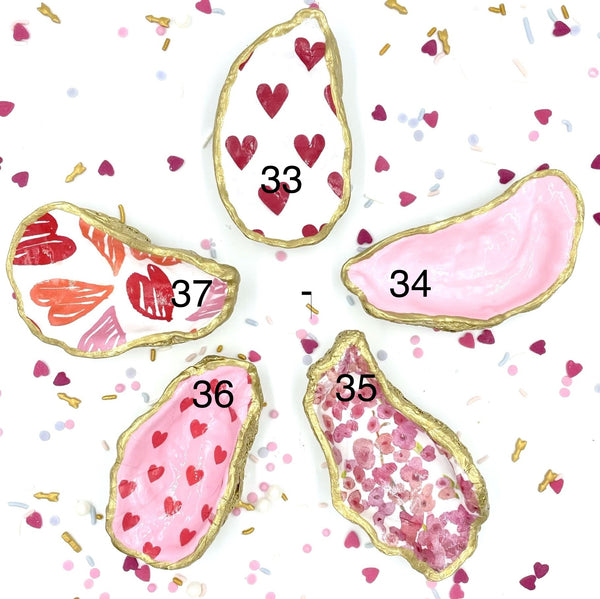 Patterned Oyster Napkin Rings