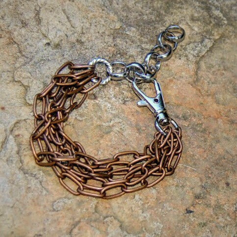 Multi-Strand Chain Bracelet (Adjustable)