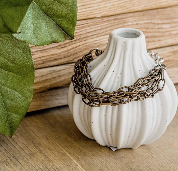 Multi-Strand Chain Bracelet (Adjustable)