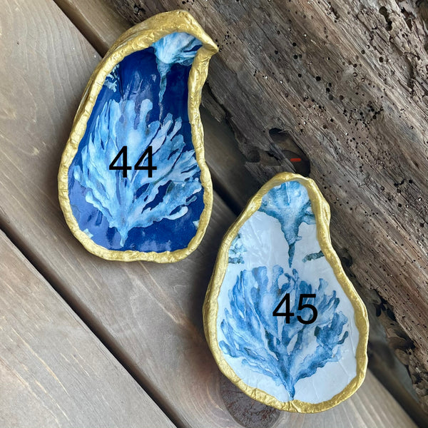 Patterned Oyster Napkin Rings