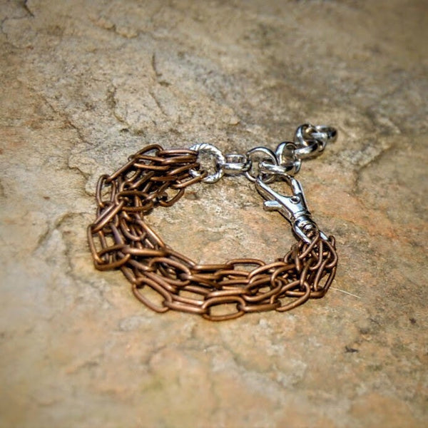 Multi-Strand Chain Bracelet (Adjustable)